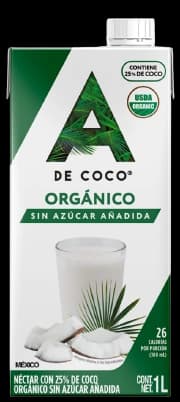 Néctar con 25% de coco orgánico